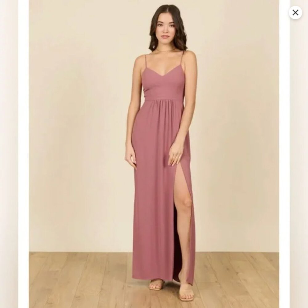 Park & Fifth Mauve Valdes Dress - L
